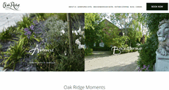 Desktop Screenshot of oakridgehotels.co.uk